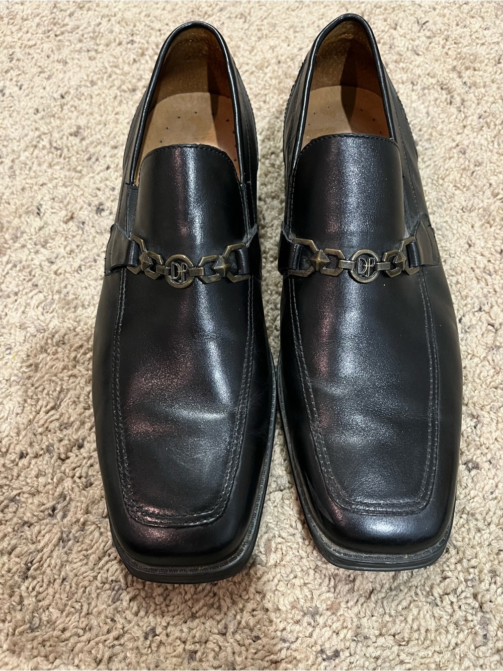 Donald J Pliner Black Leather Men’s Slip-On Loafers size 11.5